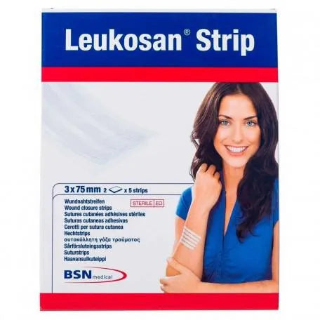 BSN MEDICAL Leukosan Strip Wundpflaster 3x75 mm