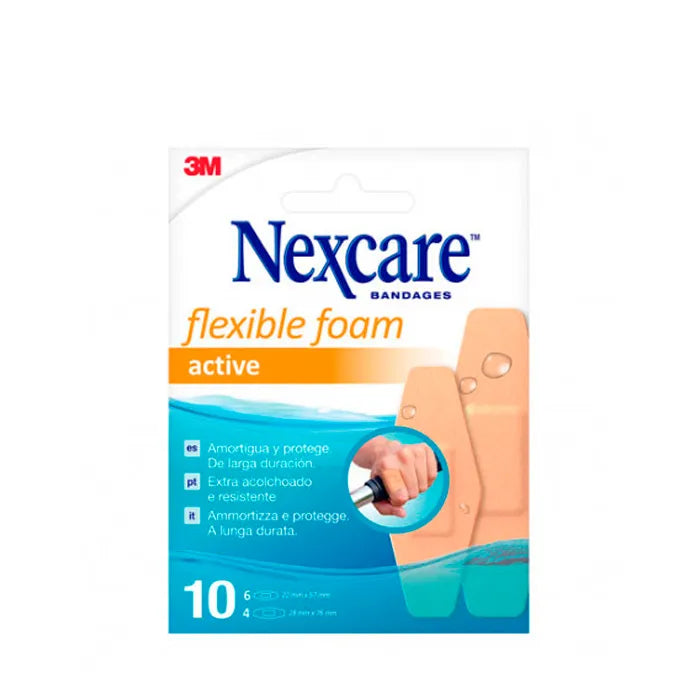 Nexcare Active Pflaster 10 Stück assortierte Grössen