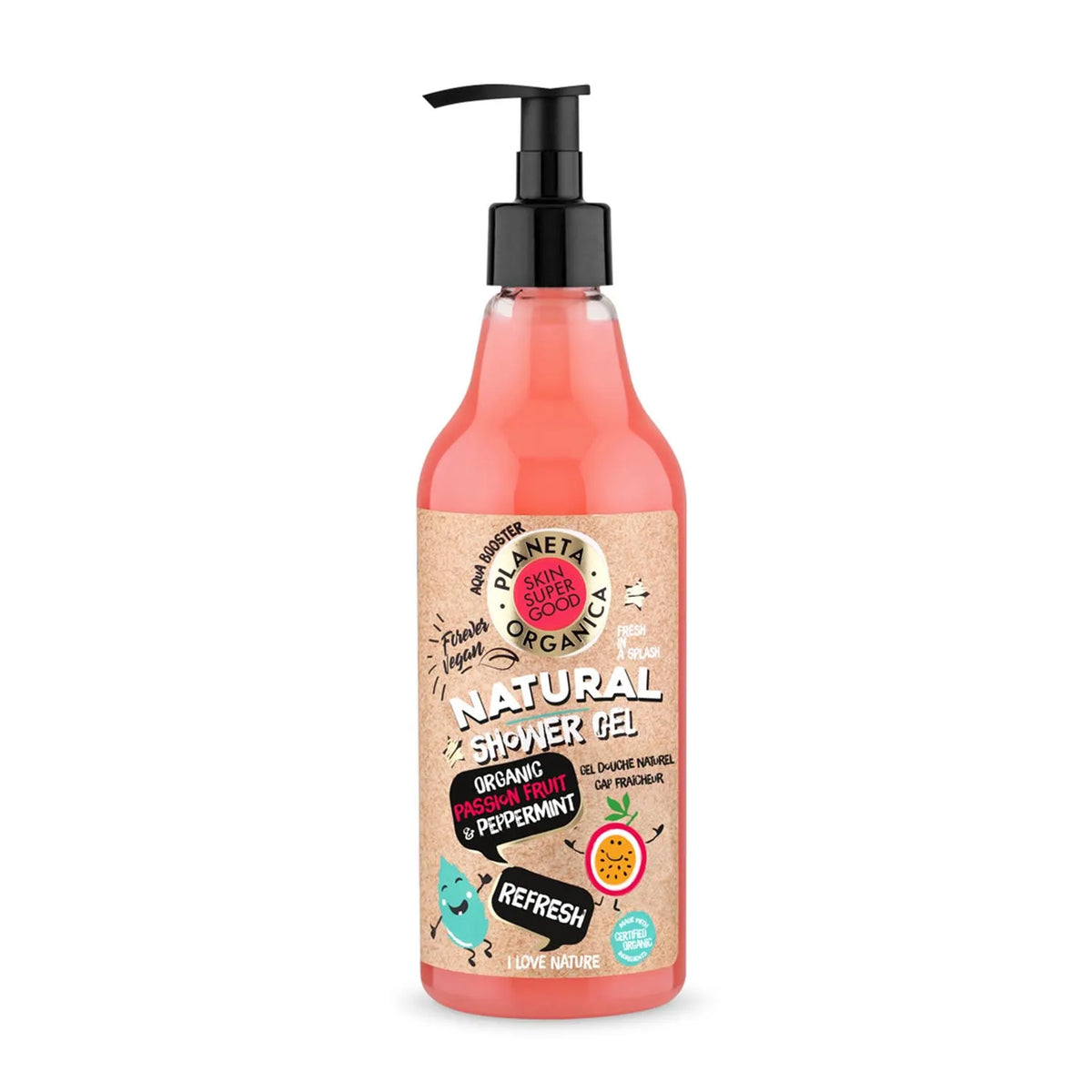 NATURA SIBERICA Skin Super Good Duschgel Refresh 500ml