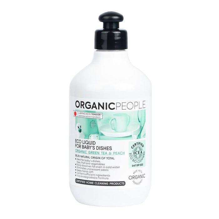 Organic People Green Tea Peach Eco Liquid Babygeschirr 200ml