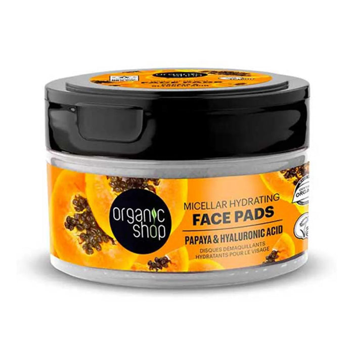 Organic Shop Papaya Micellar Reinigungspads 20 Stück