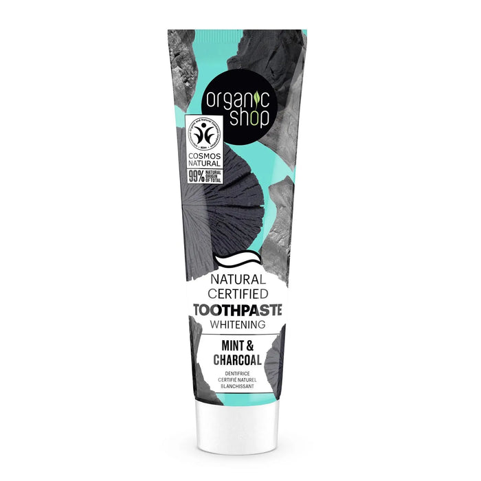 Organic Shop Mint Zahncreme Weissmacher 100g
