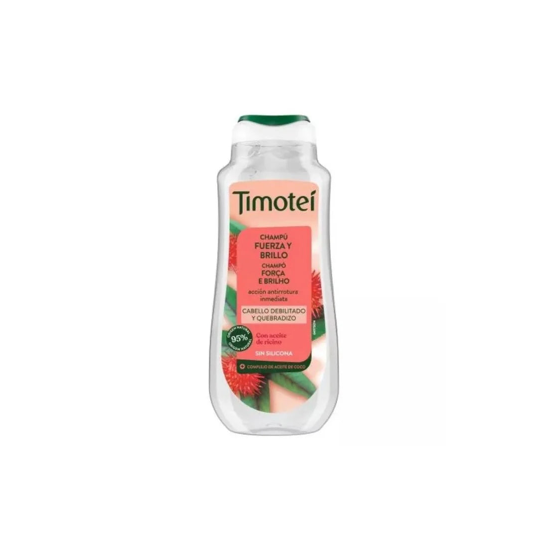 Timotei Shampoo Fuerza y Brillo mit Rizinus- und Kokosöl 300ml