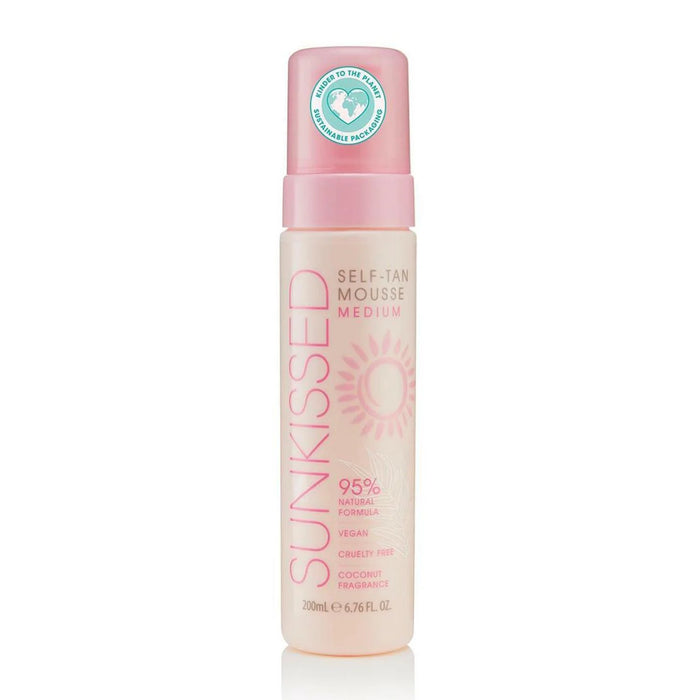 SUNKISSED Self-Tan Mousse Medium 200ml Kokosduft