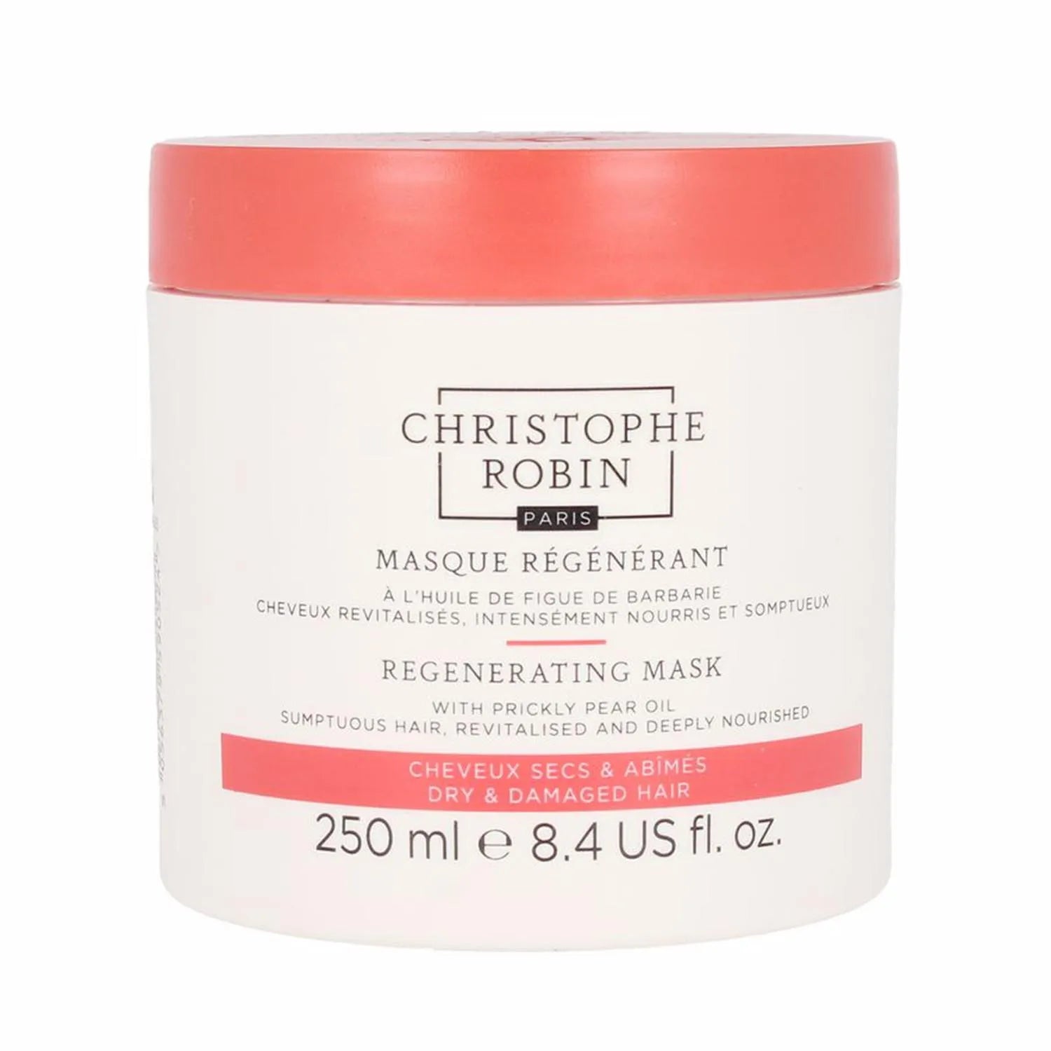 CHRISTOPHE ROBIN Regenerierende Haarmaske mit Kaktusfeigenöl 250ml
