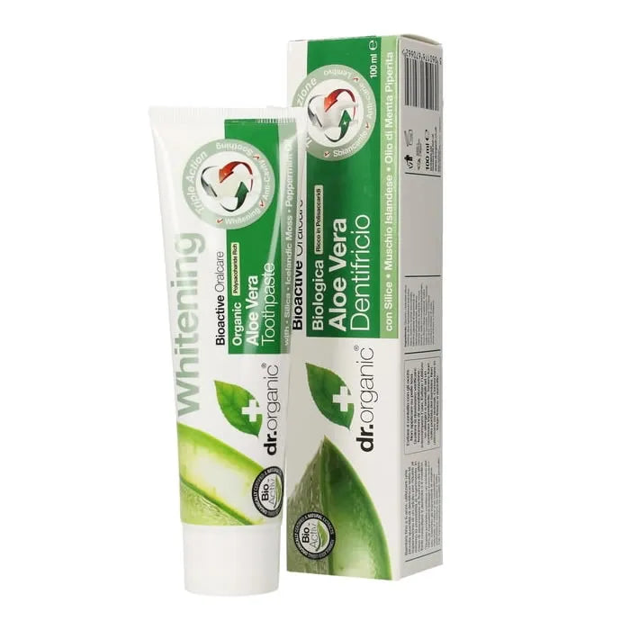 Dr. Organic Aloe Vera Zahnpasta 100ml Tube