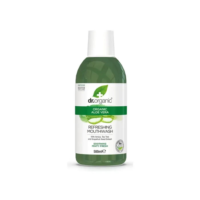 Dr. Organic Aloe Vera Mundspülung 500ml