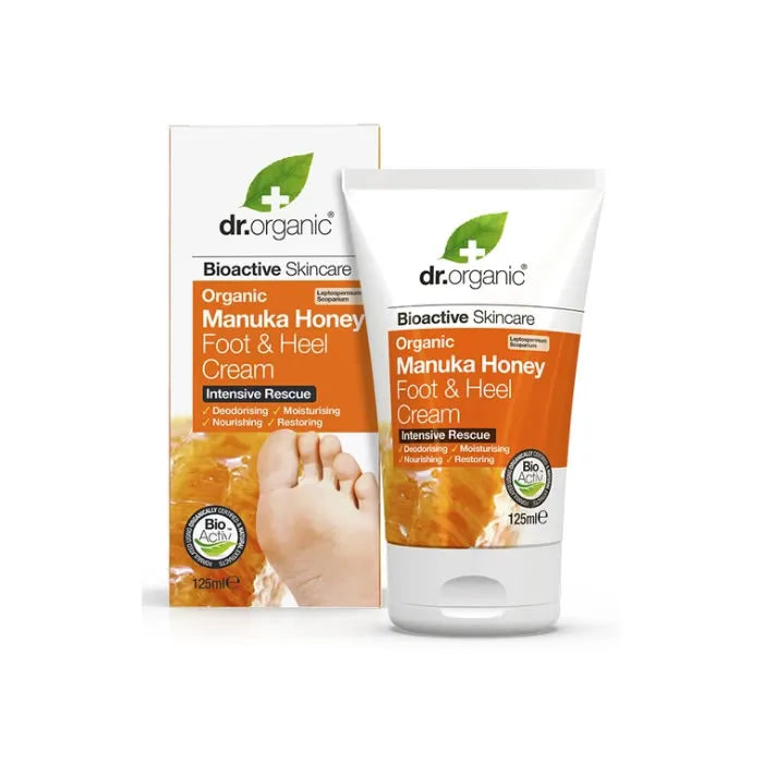 Dr. Organic Manuka Honey Fusscreme 125ml Tube