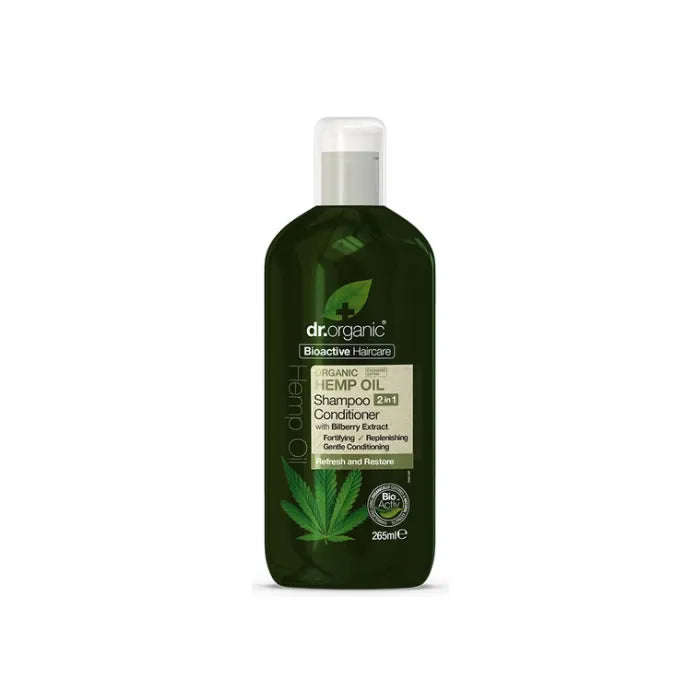 Dr. Organic Hemp Oil 2-in-1 Shampoo & Conditioner 265ml