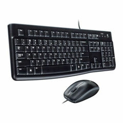 Tastatur und optische Maus Logitech MK120 Schwarz Spanisch Qwerty Spanisch