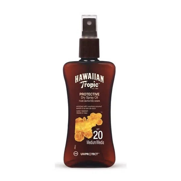 HAWAIIAN TROPIC Protective Dry Spray Oil SPF 20 Medium 200 ml
