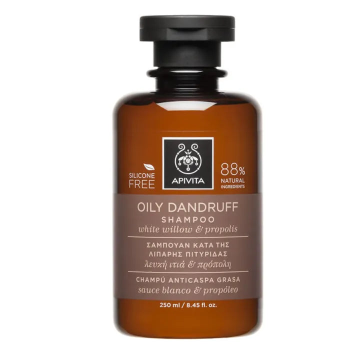 Apivita Oily Dandruff Shampoo mit Weisser Weide und Propolis 250ml