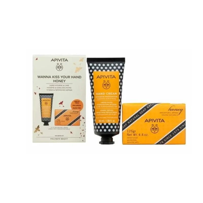 Apivita Honig-Handcreme 50g + Naturseife 125g