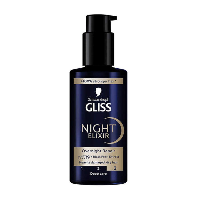 SCHWARZKOPF Gliss Night Elixir Serum 100 ml Flasche