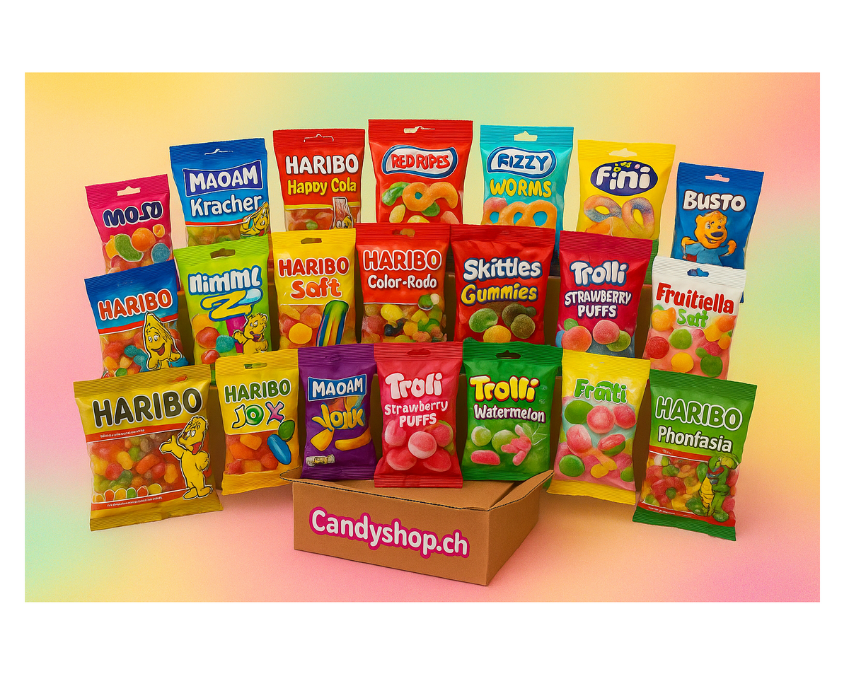 Candyshop.ch Fruchtgummi Monats Überraschungsbox 175g fruchtiger Mix