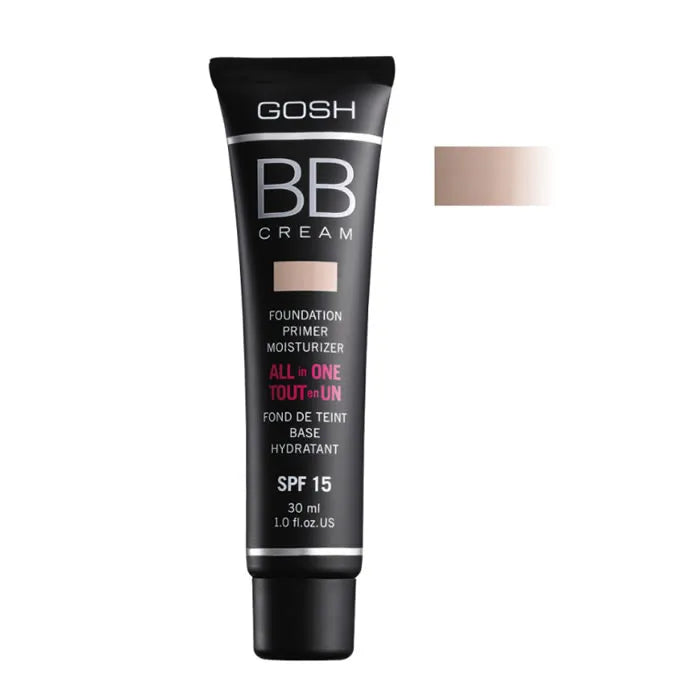 GOSH BB Cream Foundation Primer Moisturizer Beige 30 ml