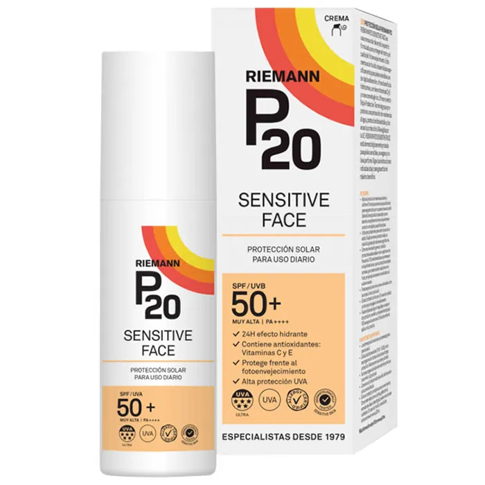 Riemann P20 Schutzcreme Face Sensitive SPF50+ 50g