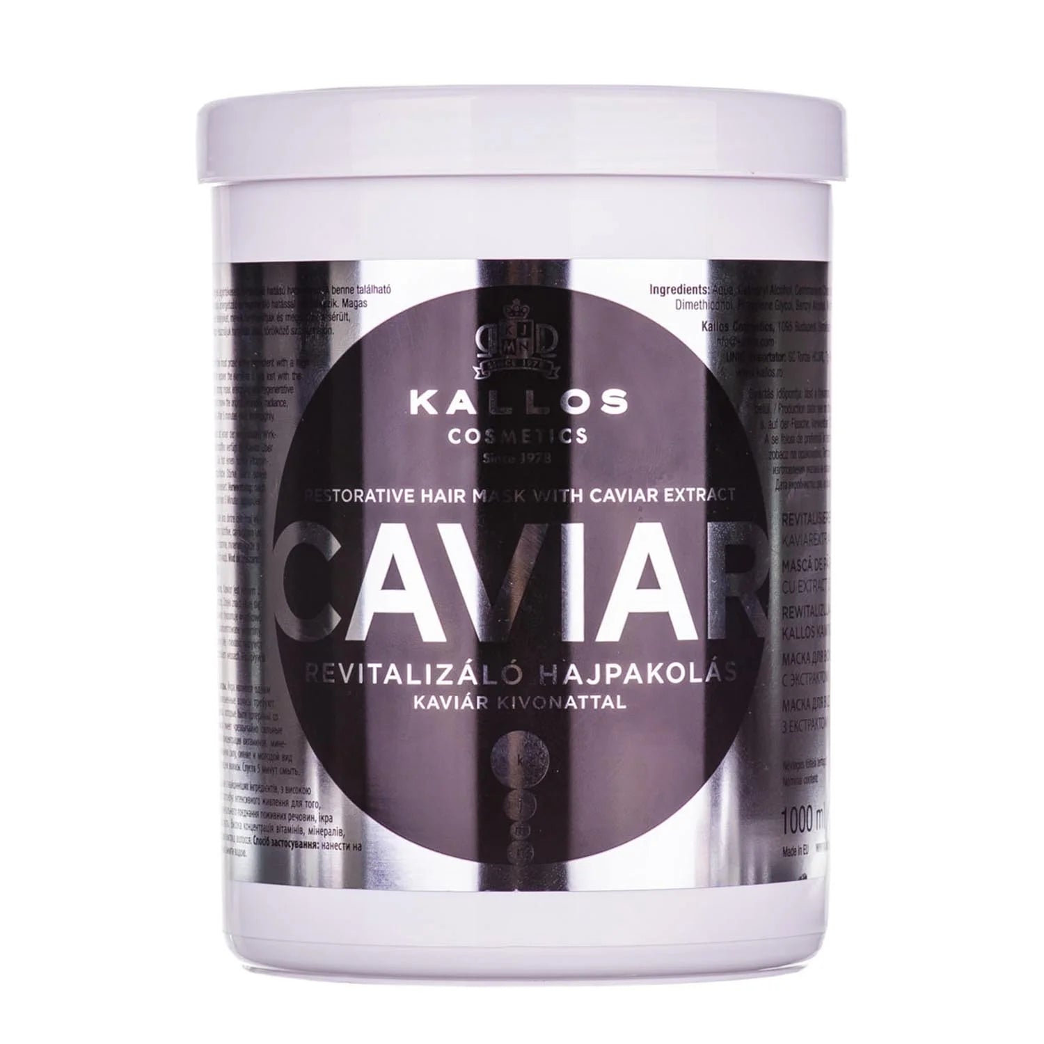Kallos Cosmetics Kallos Caviar Mascarilla Capilar Con Caviar 1000ml
