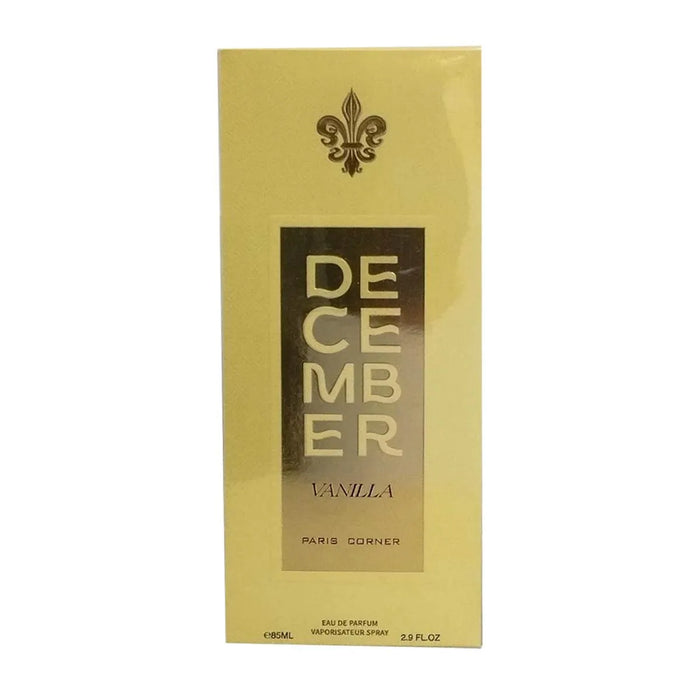 PARIS CORNER December Vanilla Eau De Parfum 85ml Spray