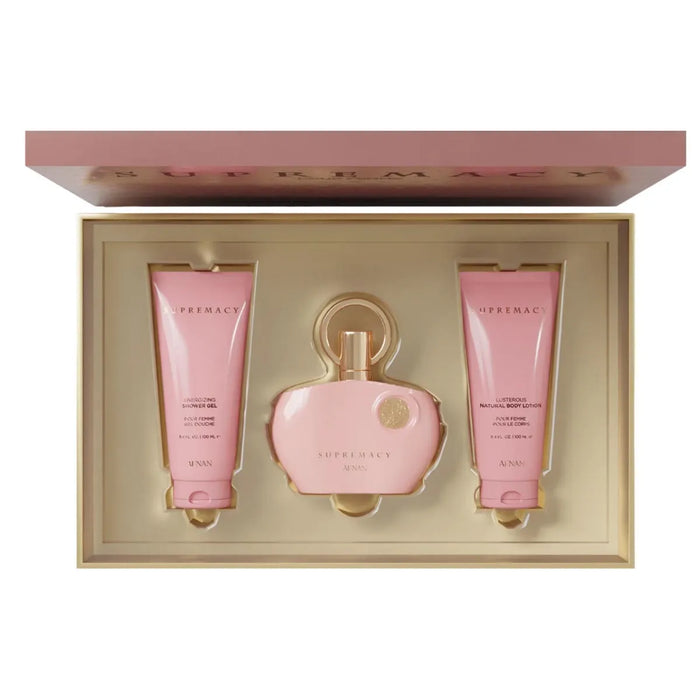 AFNAN Supremacy Eau De Parfum Pour Femme 100ml Set mit Duschgel und Körperlotion