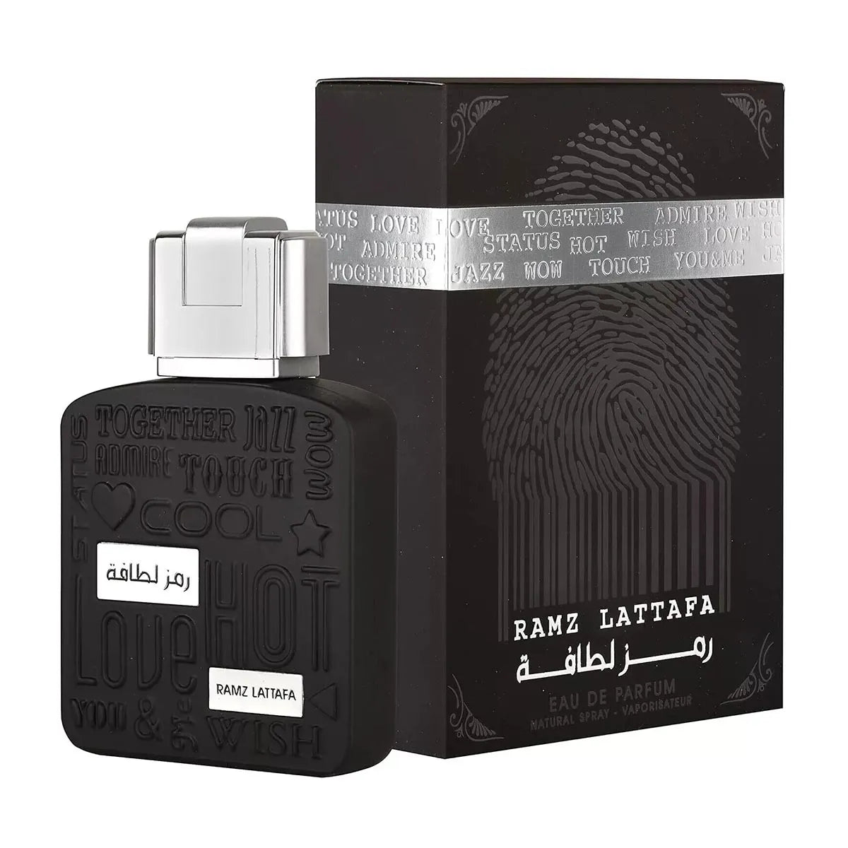 LATTAFA Ramz Silver Unisex Eau de Parfum 100ml Flasche
