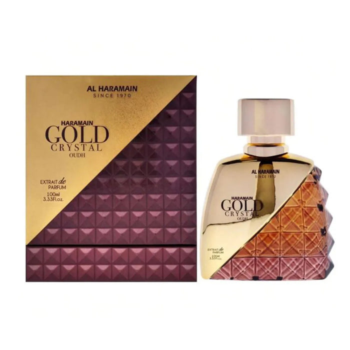 Al Haramain Gold Crystal Oudh Extracto De Parfum 100 ml