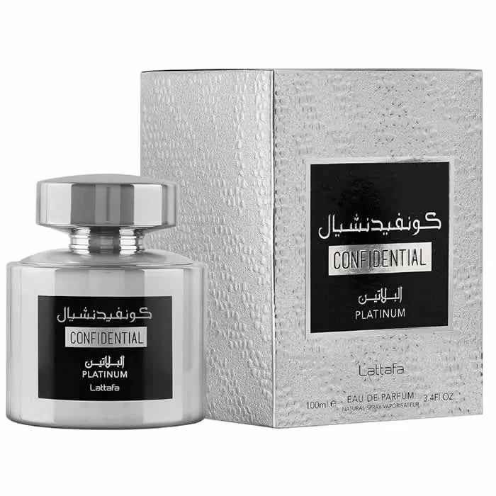 Lattafa Confidential Platinum Eau de Parfum Spray 100 ml