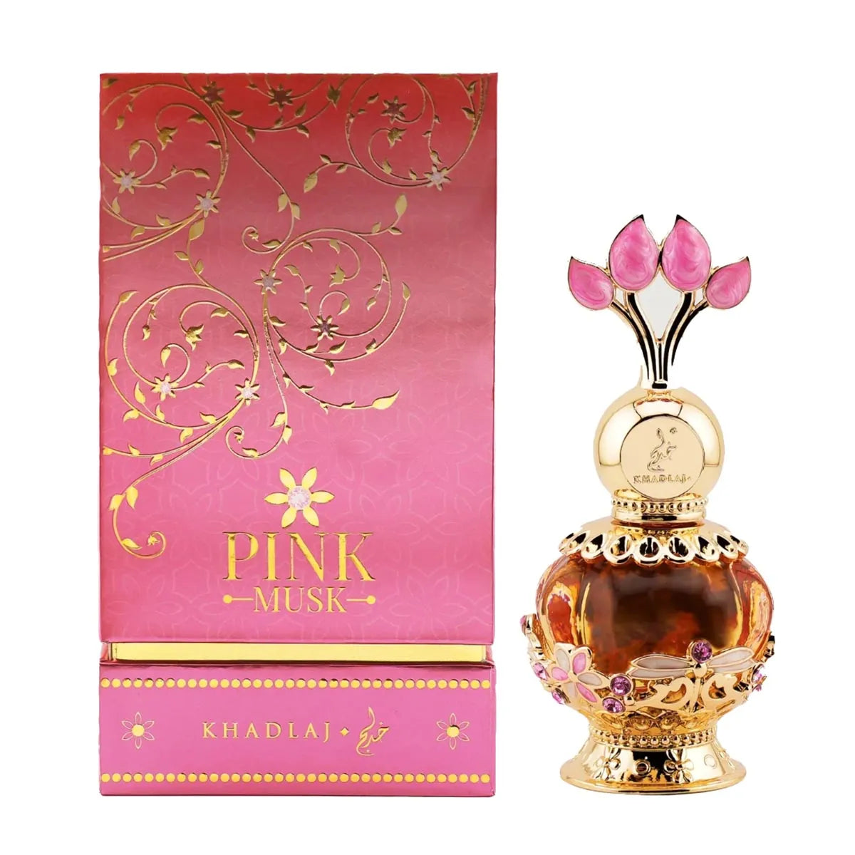 Khadlaj Perfumes Pink Musk Parfümöl 20ml Verpackung