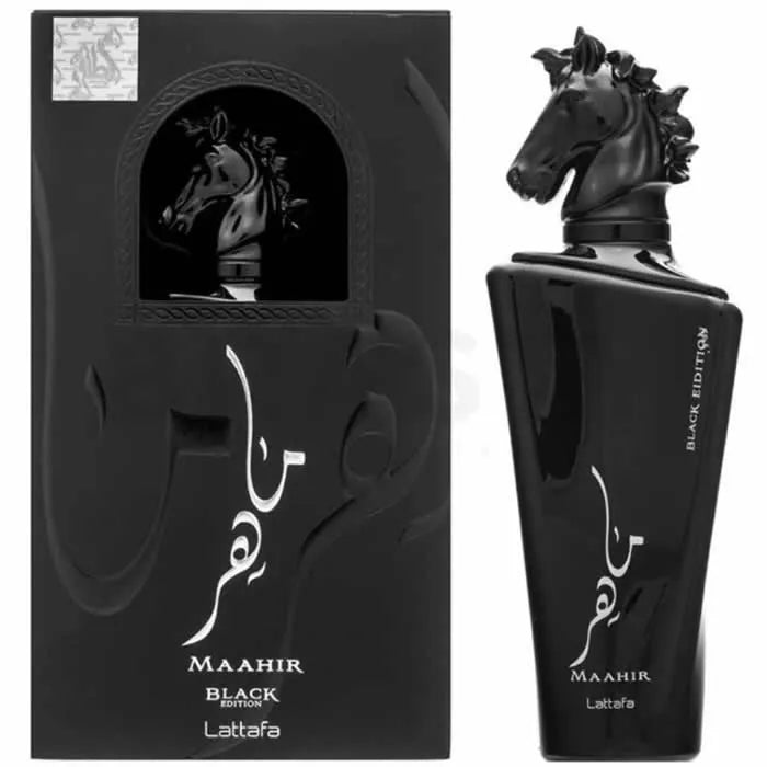 Lattafa Maahir Black Eau de Parfum Spray 100 ml Flasche