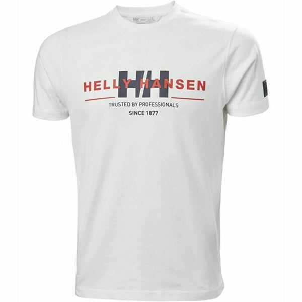 Kurzärmliges Sport T-Shirt RWB GRAPHIC Helly Hansen 53763 001 Weiß