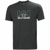 Kurzärmliges Sport T-Shirt NORD GRAPHIC Helly Hansen 62978 981 Grau