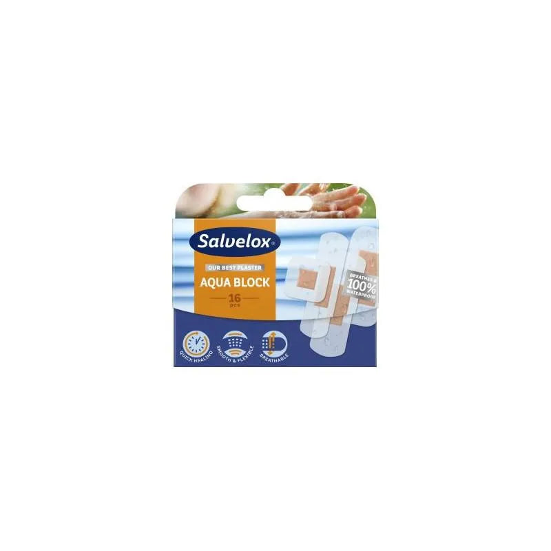 Salvelox Pflaster Aqua Block 16 Unidades