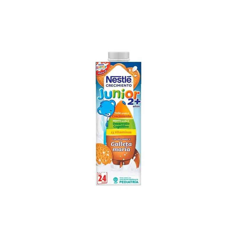 Nestle Crecimiento Junior 2 Milchnahrung Biskuitgeschmack 1 Liter
