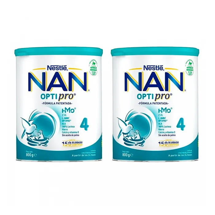 NESTLÉ Nan 4 Wachstum Duplo Milchnahrung 2x800g Packung
