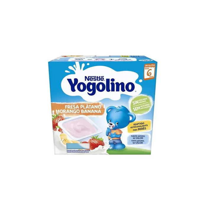 NESTLE Nestlé Yogolino Erdbeere Banane Babybrei 4x100g