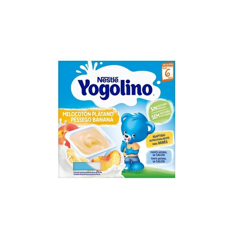 NESTLE Yogolino Pfirsich-Banane Babybrei 4x100g