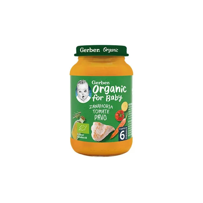 Gerber Organic Karotte-Tomate-Pute 1U 190g
