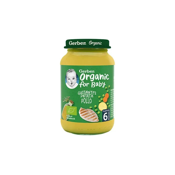 Gerber Organic Erbsen-Kartoffel-Huhn Babybrei 190g