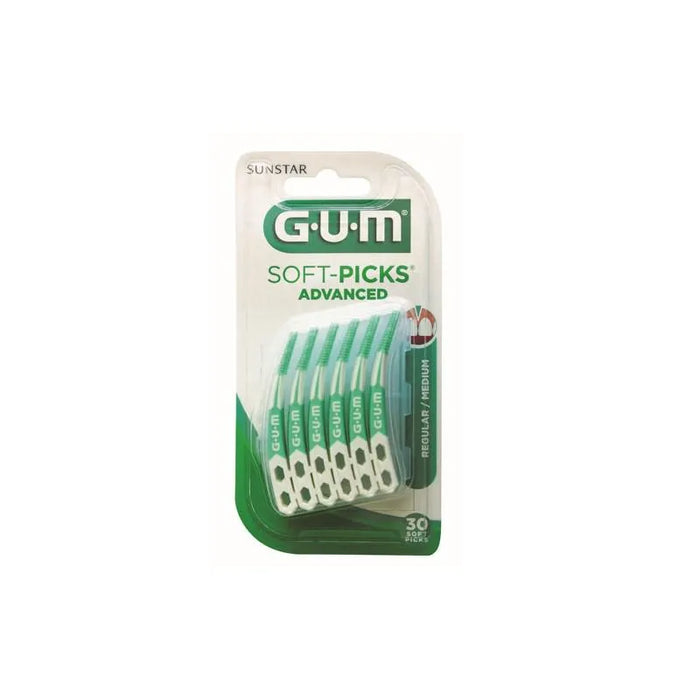 GUM Soft-Picks Advanced Packung mit 30 Soft-Picks