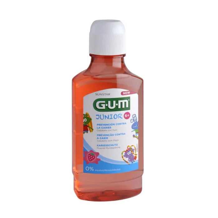 GUM Junior Kinder-Mundspülung Erdbeergeschmack 300ml