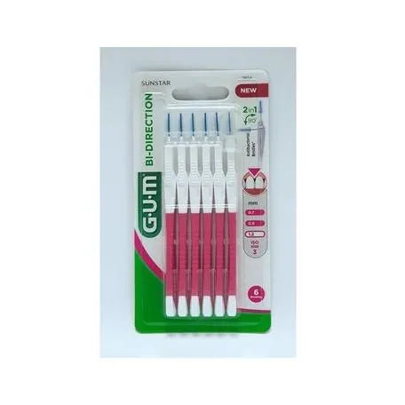GUM Gummi-Bi-Direktionsbürste 1,2 mm