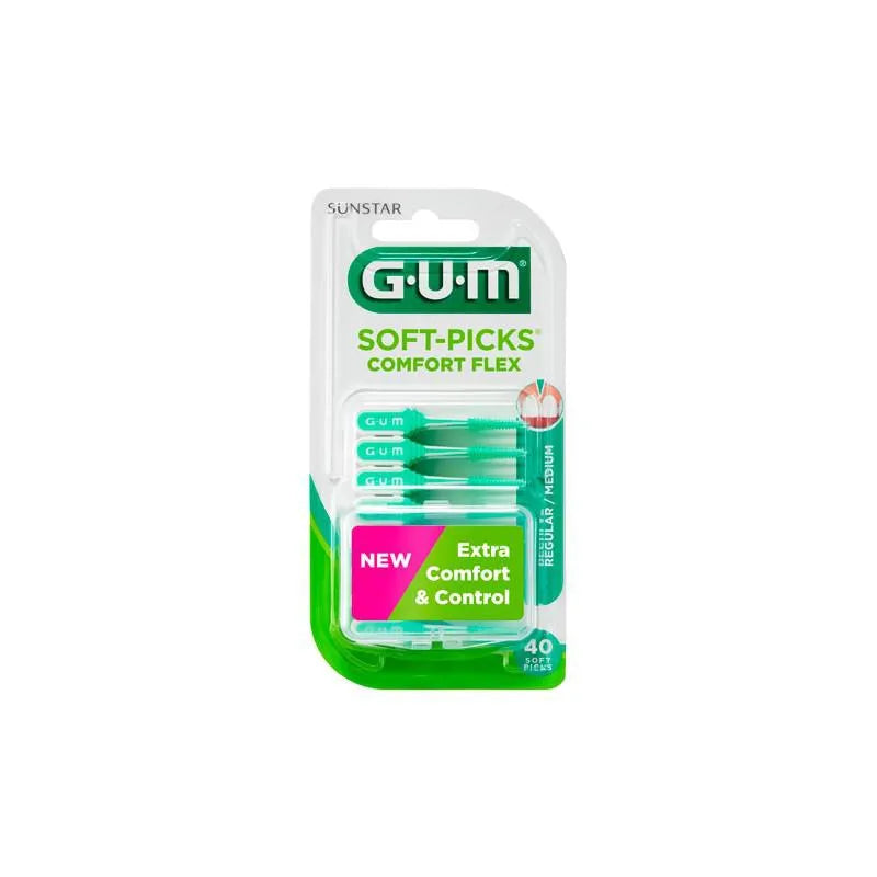 GUM Soft Picks Comfort Flex Mint 40 Stück