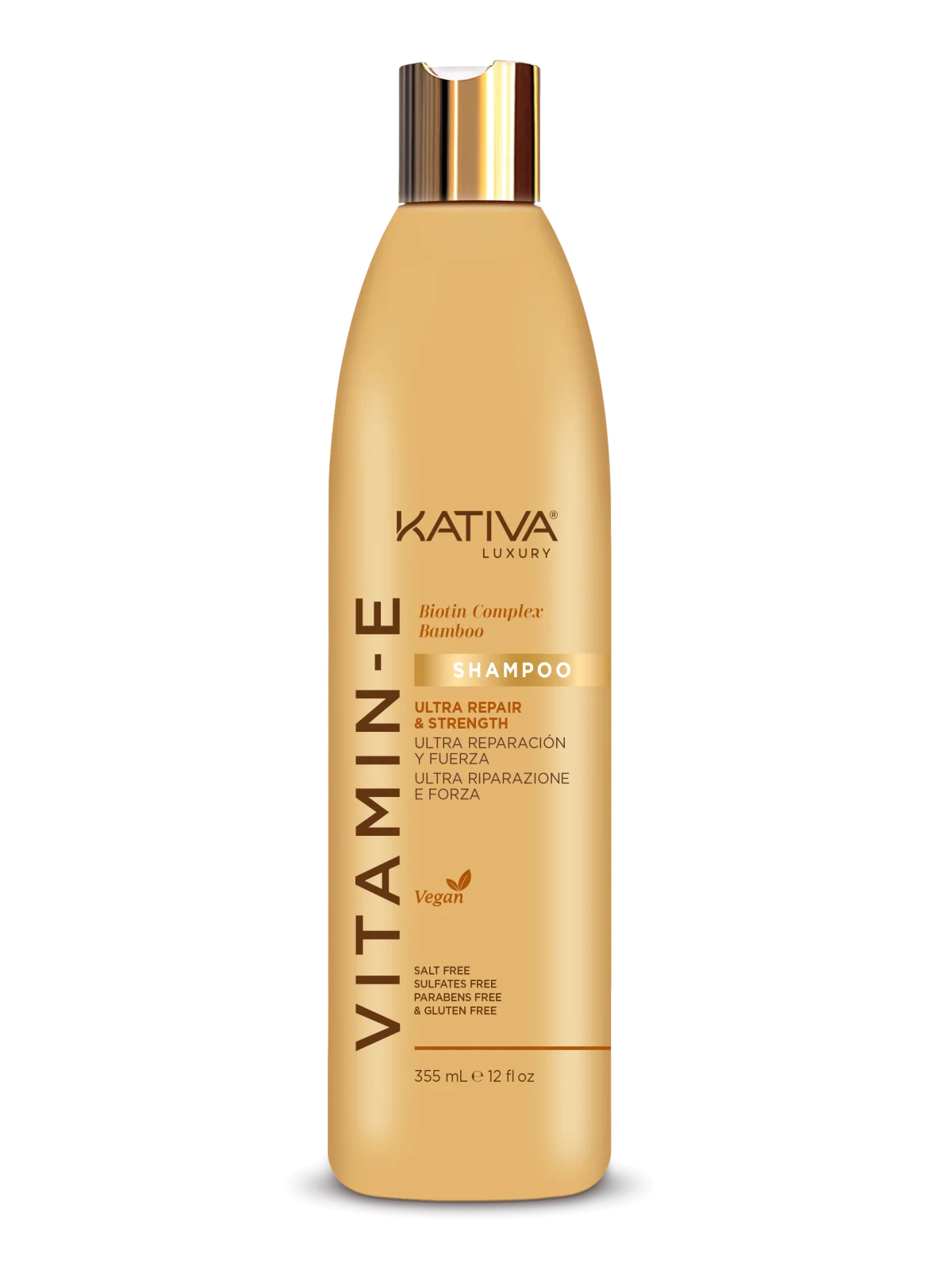 Kativa Vitamina e Biotina y Bamboo Shampoo 355ml