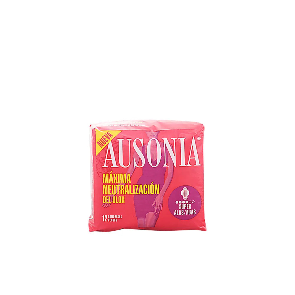 Ausonia Super Plus Damenbinden mit Flügeln 12 Stück