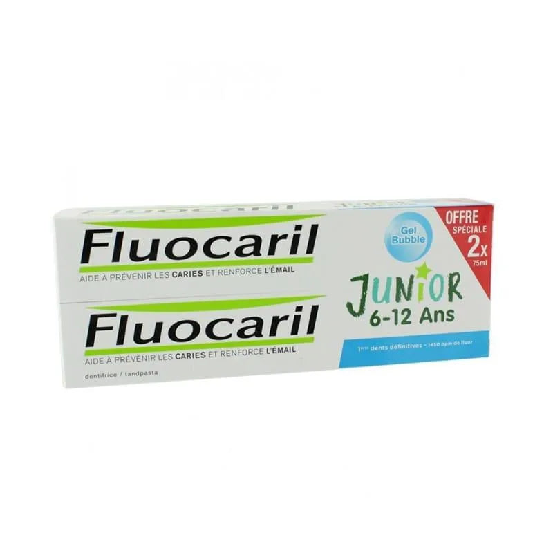 Fluocaril Junior Zahnpflege-Gel Doppelpack 7-12 Jahre 2 x 75 ml