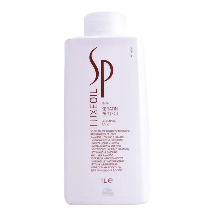 Wella Luxeoil Keratin Protect Shampoo 1000ml