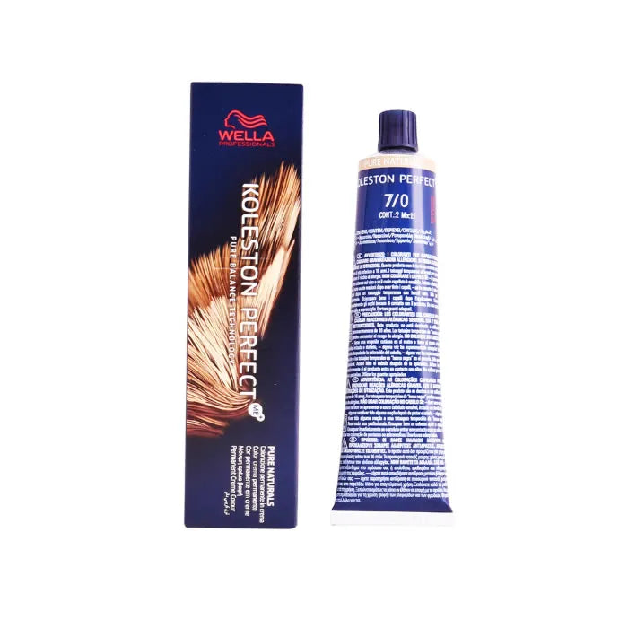 Wella Koleston Perfect Me+ 7/0 Pure Naturals Haarfarbe 60ml Verpackung