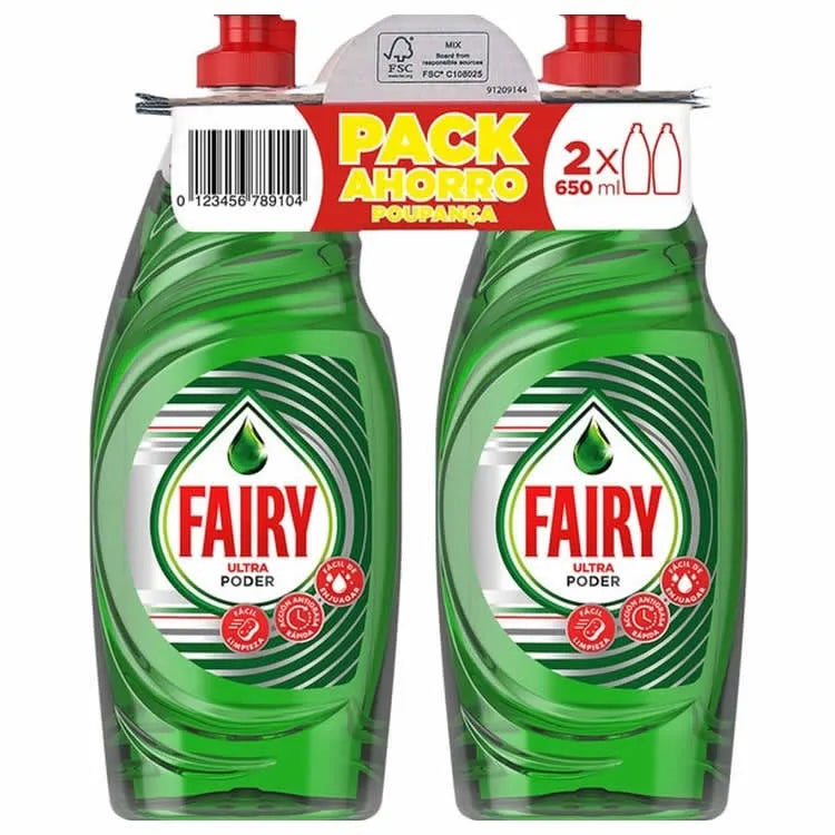 FAIRY Ultra Powder Spülmaschinentabs 2 x 650 ml