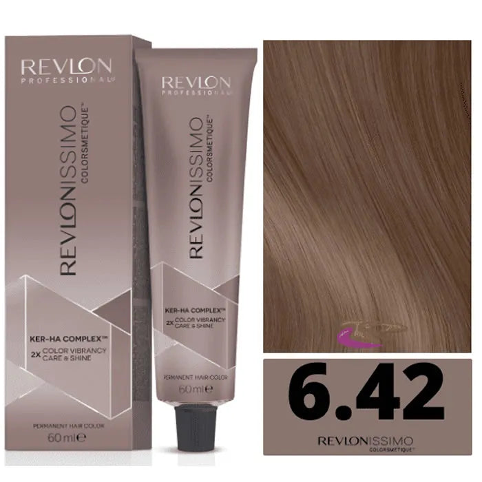 Revlonissimo Colorsmetique High Coverage Haarfarbe 6,42 60ml