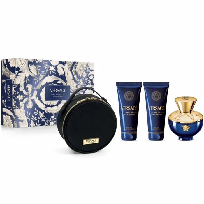 Versace Dylan Blue Pour Femme Eay De Parfum Spray 100ml Set 3 Artikel